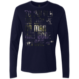 T-Shirts Midnight Navy / Small Where no Man has gone Before Men's Premium Long Sleeve
