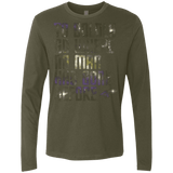 T-Shirts Military Green / Small Where no Man has gone Before Men's Premium Long Sleeve
