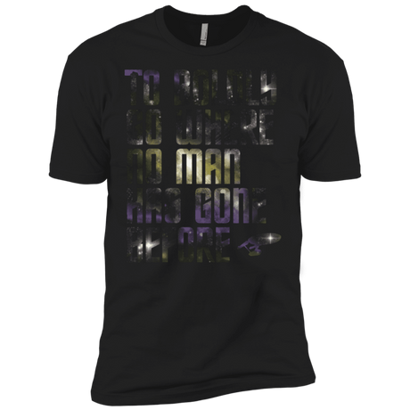 T-Shirts Black / X-Small Where no Man has gone Before Men's Premium T-Shirt
