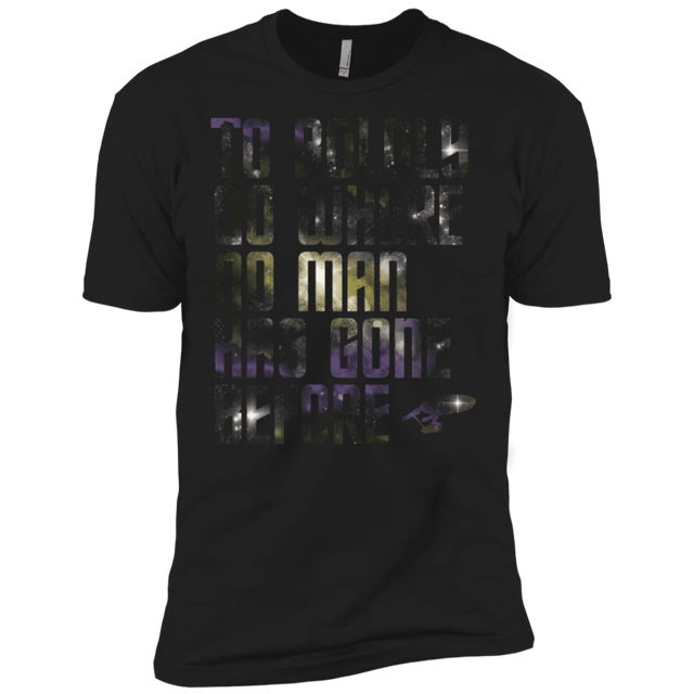 T-Shirts Black / X-Small Where no Man has gone Before Men's Premium T-Shirt