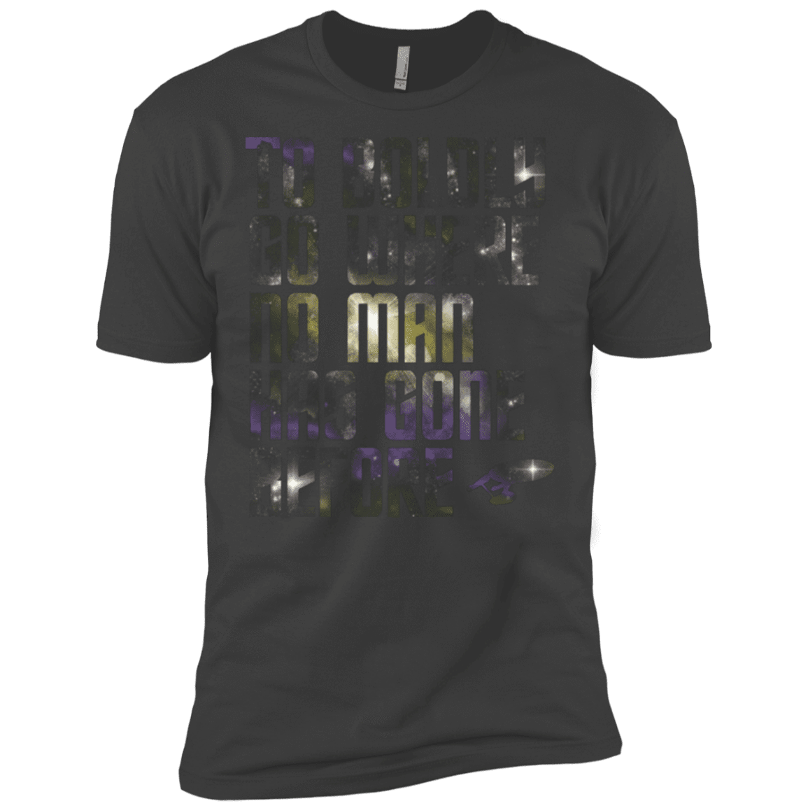 T-Shirts Heavy Metal / X-Small Where no Man has gone Before Men's Premium T-Shirt