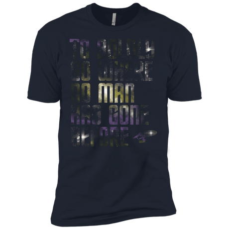 T-Shirts Midnight Navy / X-Small Where no Man has gone Before Men's Premium T-Shirt