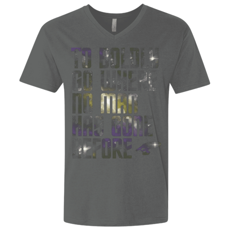 T-Shirts Heavy Metal / X-Small Where no Man has gone Before Men's Premium V-Neck
