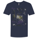 T-Shirts Midnight Navy / X-Small Where no Man has gone Before Men's Premium V-Neck