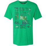 T-Shirts Envy / Small Where no Man has gone Before Men's Triblend T-Shirt