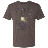 T-Shirts Macchiato / Small Where no Man has gone Before Men's Triblend T-Shirt