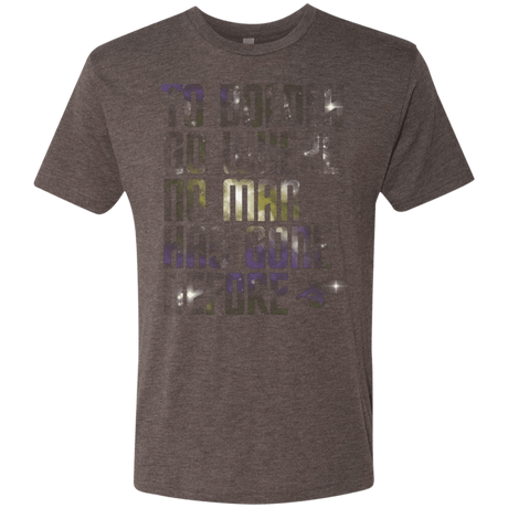 T-Shirts Macchiato / Small Where no Man has gone Before Men's Triblend T-Shirt