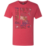 T-Shirts Vintage Red / Small Where no Man has gone Before Men's Triblend T-Shirt