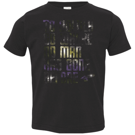 T-Shirts Black / 2T Where no Man has gone Before Toddler Premium T-Shirt