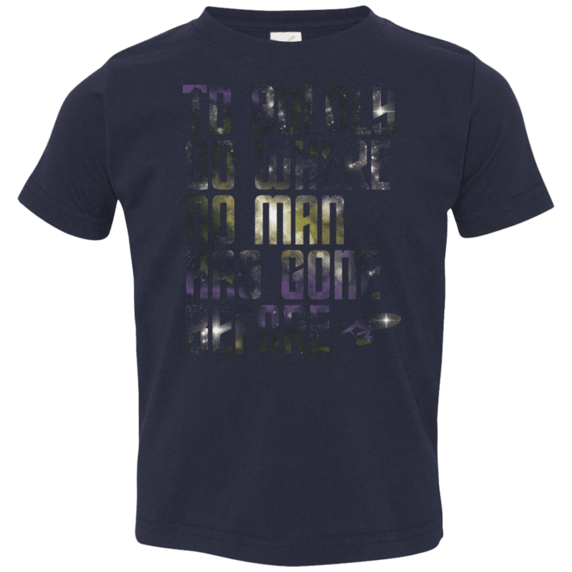 T-Shirts Navy / 2T Where no Man has gone Before Toddler Premium T-Shirt