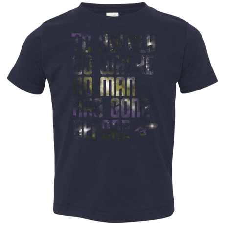 T-Shirts Navy / 2T Where no Man has gone Before Toddler Premium T-Shirt