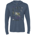 T-Shirts Indigo / X-Small Where no Man has gone Before Triblend Long Sleeve Hoodie Tee