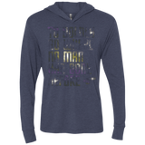 T-Shirts Vintage Navy / X-Small Where no Man has gone Before Triblend Long Sleeve Hoodie Tee