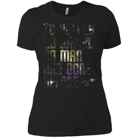 T-Shirts Black / X-Small Where no Man has gone Before Women's Premium T-Shirt