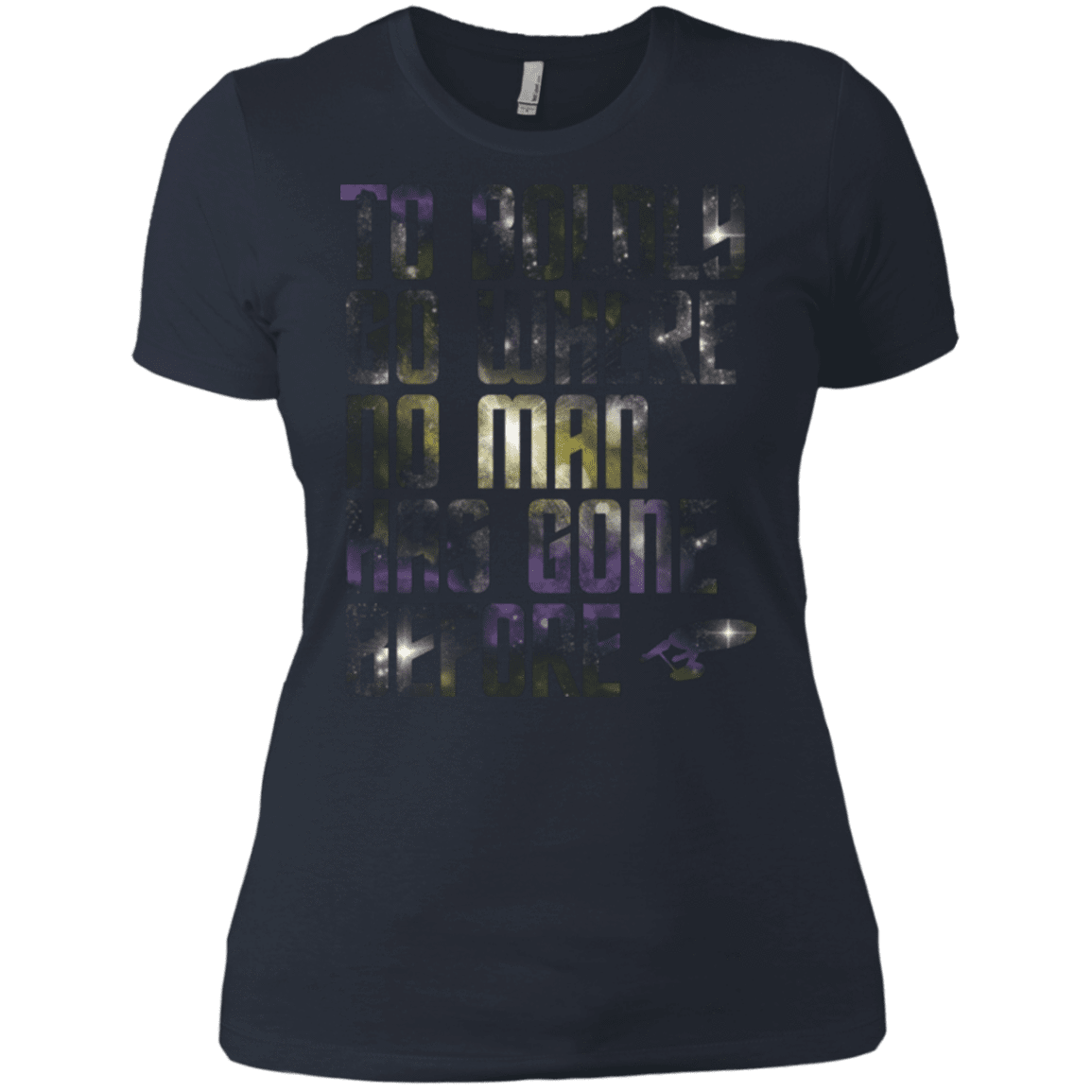 T-Shirts Indigo / X-Small Where no Man has gone Before Women's Premium T-Shirt