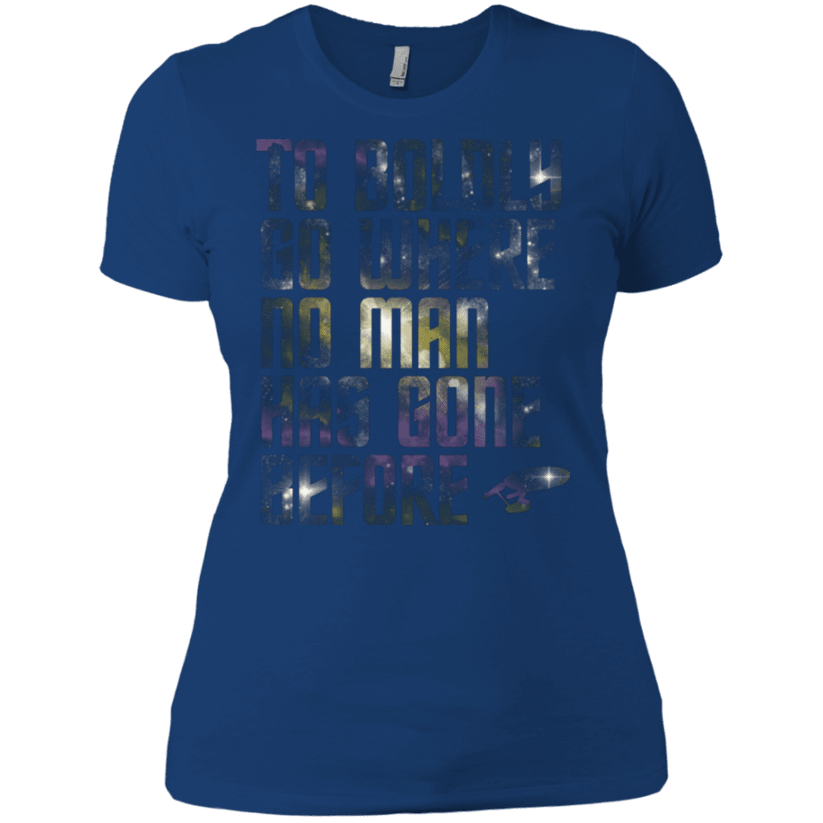 T-Shirts Royal / X-Small Where no Man has gone Before Women's Premium T-Shirt