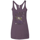 T-Shirts Vintage Purple / X-Small Where no Man has gone Before Women's Triblend Racerback Tank