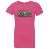T-Shirts Hot Pink / YXS Where The Big Robots are Girls Premium T-Shirt