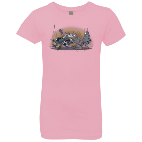 T-Shirts Light Pink / YXS Where The Big Robots are Girls Premium T-Shirt