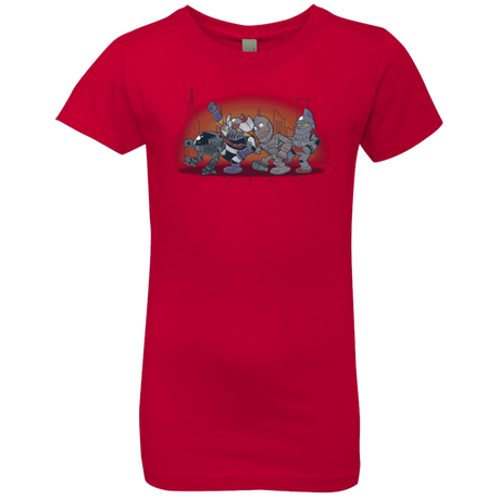 T-Shirts Red / YXS Where The Big Robots are Girls Premium T-Shirt