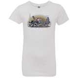 T-Shirts White / YXS Where The Big Robots are Girls Premium T-Shirt