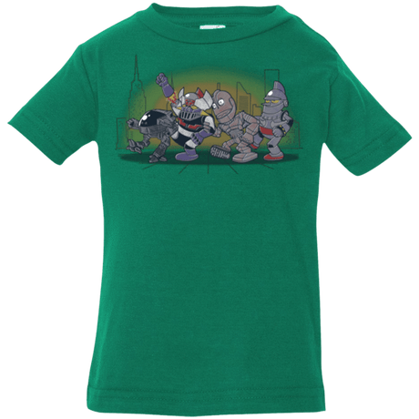T-Shirts Kelly / 6 Months Where The Big Robots are Infant Premium T-Shirt