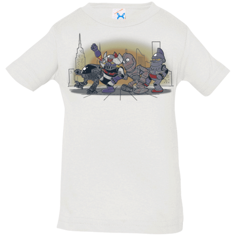 T-Shirts White / 6 Months Where The Big Robots are Infant Premium T-Shirt