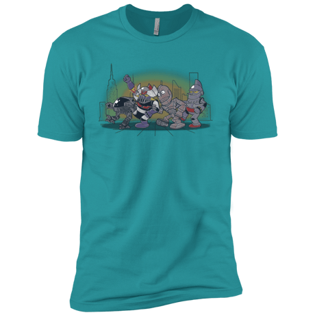 T-Shirts Tahiti Blue / X-Small Where The Big Robots are Men's Premium T-Shirt