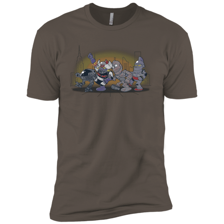 T-Shirts Warm Grey / X-Small Where The Big Robots are Men's Premium T-Shirt