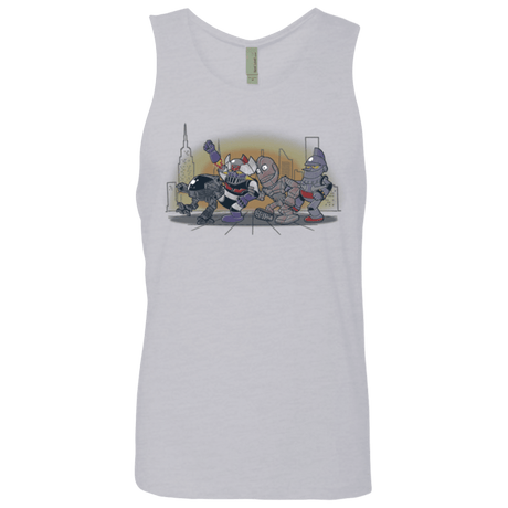 T-Shirts Heather Grey / Small Where The Big Robots are Men's Premium Tank Top
