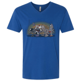 T-Shirts Royal / X-Small Where The Big Robots are Men's Premium V-Neck