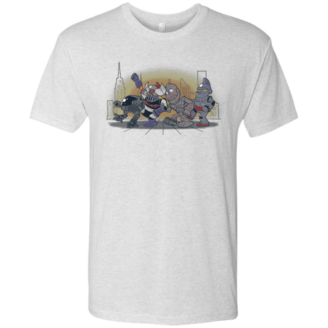 T-Shirts Heather White / Small Where The Big Robots are Men's Triblend T-Shirt