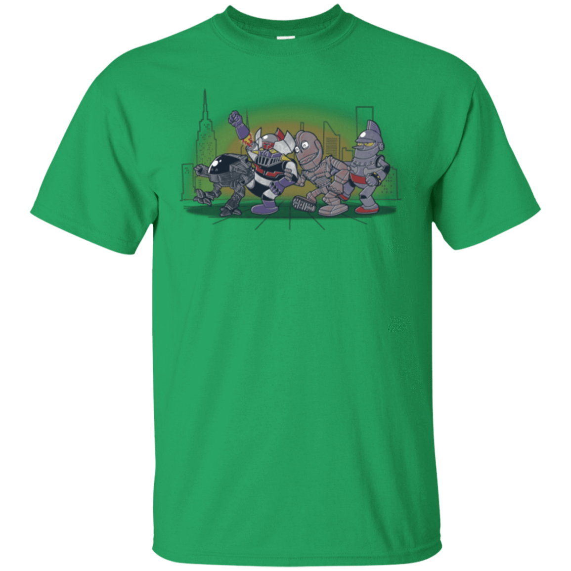 T-Shirts Irish Green / Small Where The Big Robots are T-Shirt