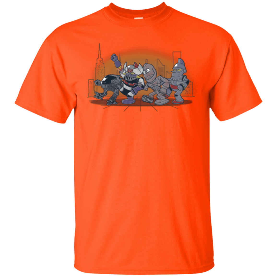 T-Shirts Orange / Small Where The Big Robots are T-Shirt