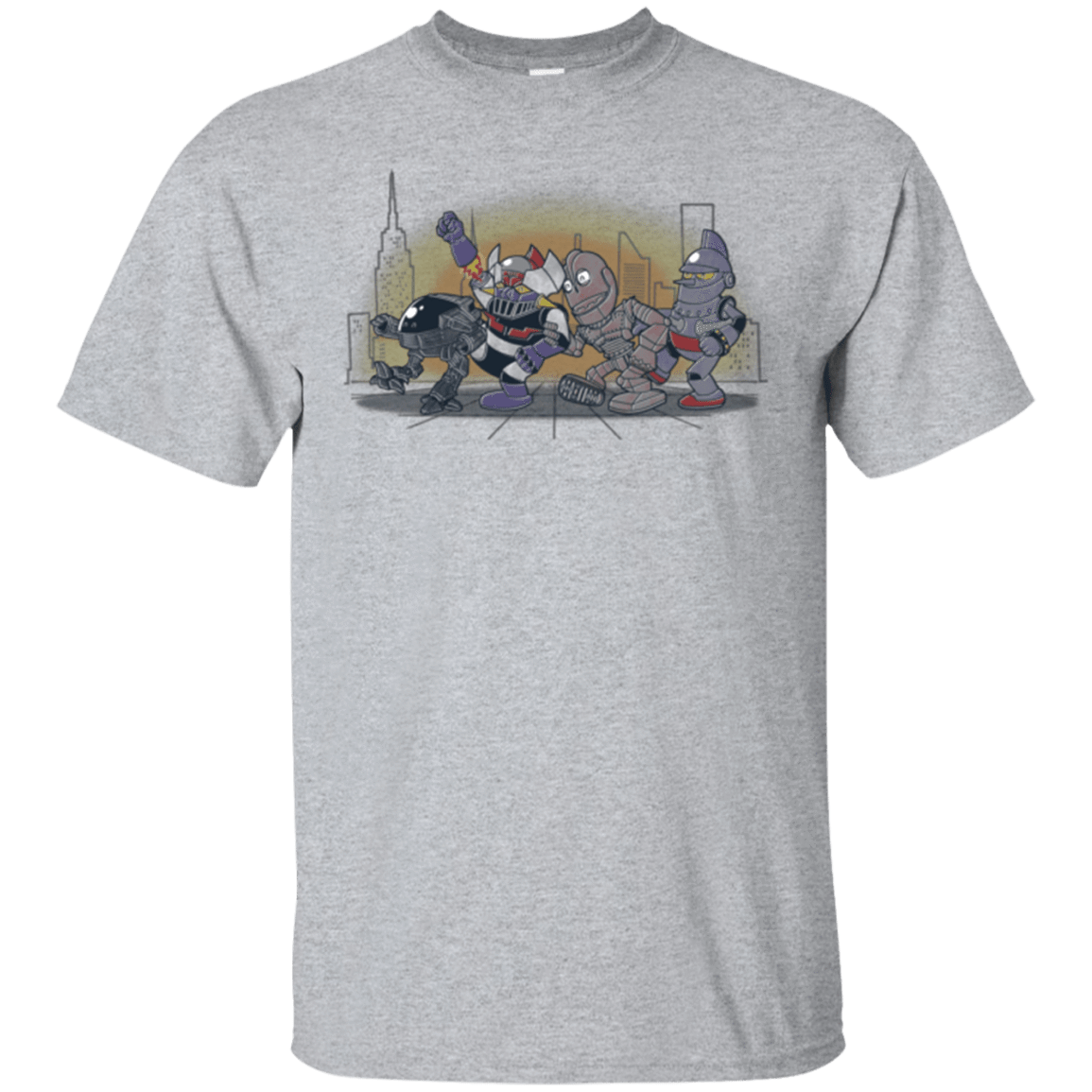 T-Shirts Sport Grey / Small Where The Big Robots are T-Shirt