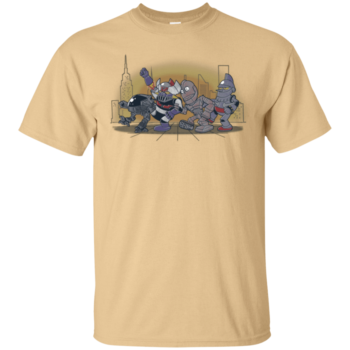 T-Shirts Vegas Gold / Small Where The Big Robots are T-Shirt