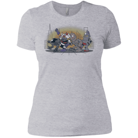 T-Shirts Heather Grey / X-Small Where The Big Robots are Women's Premium T-Shirt