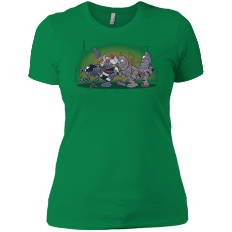 T-Shirts Kelly Green / X-Small Where The Big Robots are Women's Premium T-Shirt