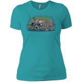 T-Shirts Tahiti Blue / X-Small Where The Big Robots are Women's Premium T-Shirt