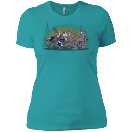 T-Shirts Tahiti Blue / X-Small Where The Big Robots are Women's Premium T-Shirt