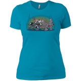 T-Shirts Turquoise / X-Small Where The Big Robots are Women's Premium T-Shirt