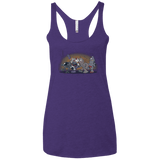 T-Shirts Purple / X-Small Where The Big Robots are Women's Triblend Racerback Tank
