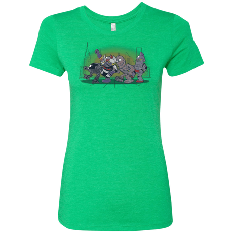 T-Shirts Envy / Small Where The Big Robots are Women's Triblend T-Shirt