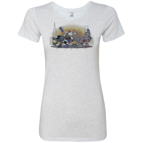 T-Shirts Heather White / Small Where The Big Robots are Women's Triblend T-Shirt