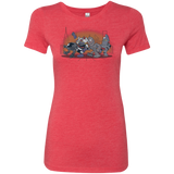T-Shirts Vintage Red / Small Where The Big Robots are Women's Triblend T-Shirt