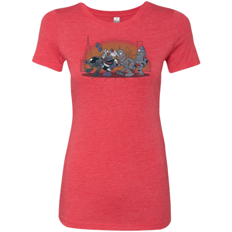 T-Shirts Vintage Red / Small Where The Big Robots are Women's Triblend T-Shirt