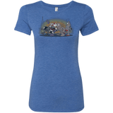T-Shirts Vintage Royal / Small Where The Big Robots are Women's Triblend T-Shirt
