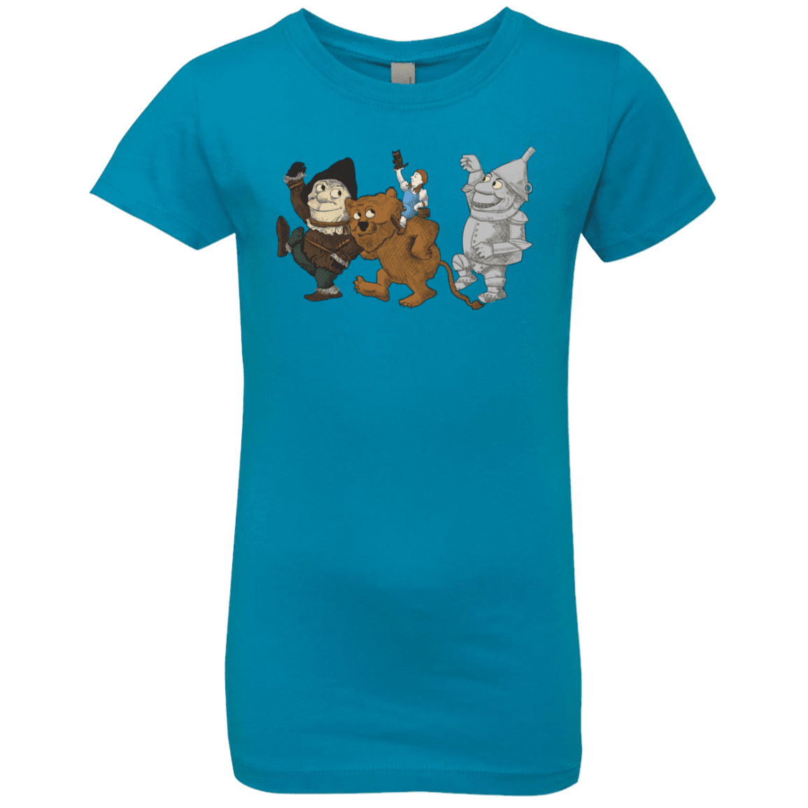 T-Shirts Turquoise / YXS Where the Friends Things Are Girls Premium T-Shirt