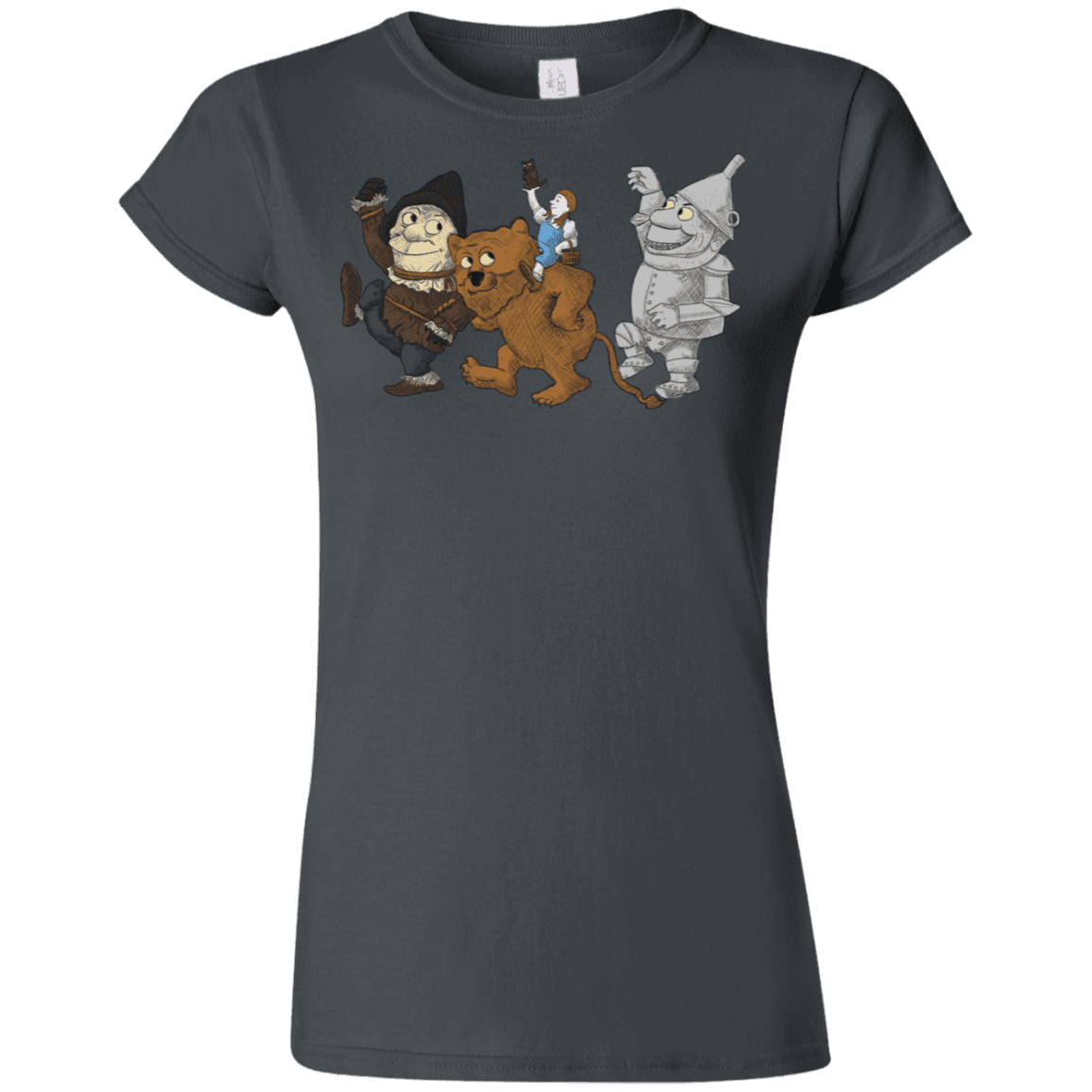 T-Shirts Charcoal / S Where the Friends Things Are Junior Slimmer-Fit T-Shirt