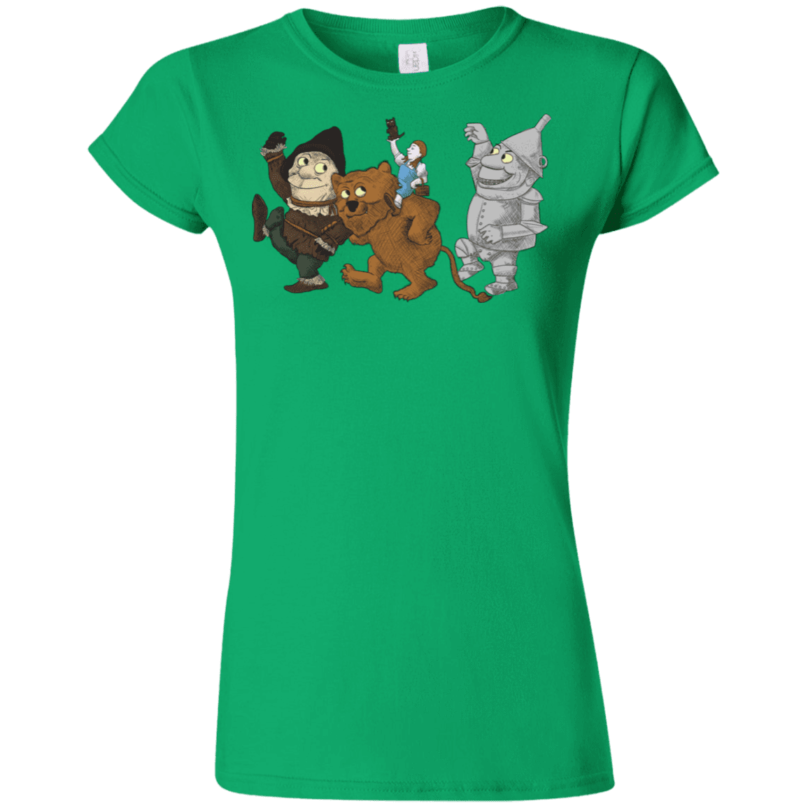 T-Shirts Irish Green / S Where the Friends Things Are Junior Slimmer-Fit T-Shirt
